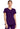 MC Amp V-Neck Top - Eggplant