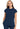 MC Amp Round Neck Tuckable Top - Navy