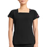 MC Amp Women's 3-Pocket Square Neck Top - Black