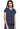 MC Amp Quarter Zip V-Neck Tuckable Top - Navy