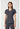 MC Touch V-Neck Shirttail Top - Pewter