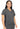 MC Touch V-Neck Shirttail Top - Slate