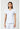 MC Touch V-Neck Shirttail Top - White