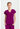 MC Amp Knit Raglan V-Neck Top - Plum Royale