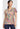 MC Prints V-Neck Print Top - Tutti Fruitti Tiger