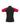 Womens Nitro Short Sleeve Polo - Black/Red/White back
