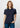 Womens Triton Short Sleeve Polo - Navy/Spring Blue/White