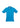 Mens Blade Short Sleeve Polo - Cyan/Silver Grey back