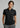 Womens Edge Short Sleeve Polo - Black/Check