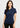 Womens Focus Short Sleeve Polo - Navy/White