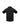 Mens Micro Waffle Short Sleeve Polo - Black back