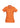 Womens Crew Short Sleeve Polo - Orange