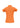 Womens Crew Short Sleeve Polo - Orange back