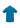Mens Crew Short Sleeve Polo - Cyan back