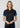 Womens Talon Short Sleeve Polo - Black/Royal