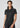 Unisex Grid Short Sleeve Polo - Black/Grey
