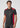 Unisex Grid Short Sleeve Polo - Black/Red