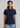 Womens Galaxy Short Sleeve Polo - Navy/Fluoro Orange