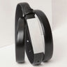 Womens Leather Belt - Black