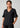Womens Aria Fluted Sleeve Blouse - Black