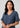 Womens Aria Fluted Sleeve Blouse - Storm Blue