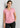 Womens Kayla V-Neck Pleat Blouse - Dusty Rose