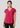 Womens Kayla V-Neck Pleat Blouse - Raspberry