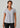 Womens Kayla V-Neck Pleat Blouse - Silver