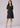 Womens Siena Extended Short Sleeve Dress - Black