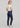 Womens Slim Leg Stretch Chino Pant - Navy