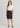 Womens Mid Waist Stretch Chino Skirt - Black