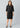 Womens Cool Stretch Mid-waist Pencil Skirt - Black