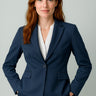 Womens Renew Single Button Mid Length Jacket - Navy Dusk