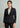 Womens Renew Single Button Mid Length Jacket - Pencil Black