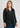 Womens Sofia Waterfall Cardigan - Black