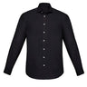 Mens Charlie Slim Fit Long Sleeve Shirt - Black