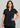 Womens Mali Stretch Tunic T-Top - Black