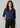 Womens Madison Long Sleeve Shirt - Midnight Blue
