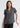 Womens Madison Short Sleeve Shirt - Charcoal back