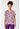 TF Tooniforms Print V-Neck Top - Mystery Garden