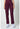 CK WW Revolution Mid Rise Tapered Leg Drawstring Pant - Wine