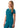 ADAR Addition Women's Notched V-neck Scrub Top - Caribbean Blue