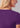 ADAR Addition Women's Notched V-neck Scrub Top - Eggplant