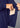 ADAR Addition Men's Bomber Zipped Jacket - Navy