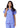 Adar Universal Double Pocket Snap Front Top - 604 - Ceil Blue