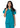 Adar Universal Double Pocket Snap Front Top - 604 - Teal Blue