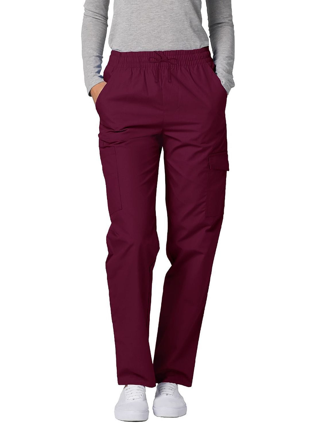 ADAR Universal Burgundy / XS ADAR Universal Petite Cargo Pant 506P