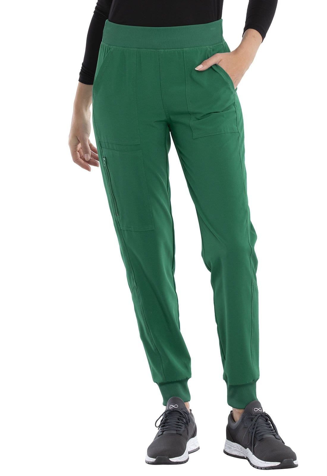 Cherokee Allura Hunter Green / 2XL Allura Petite Pull-On Jogger Scrub Pant CKA190P