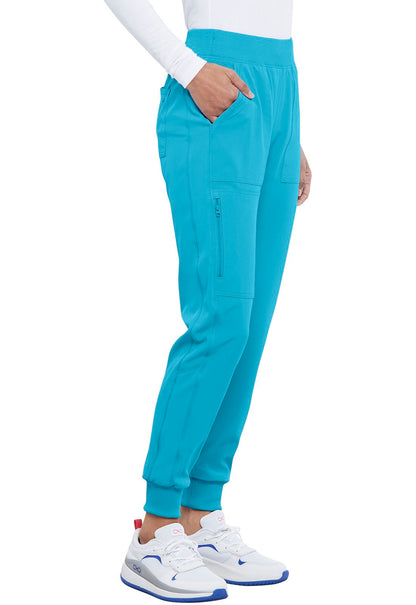 Cherokee Allura Teal Blue / L Allura Petite Pull-On Jogger Scrub Pant CKA190P