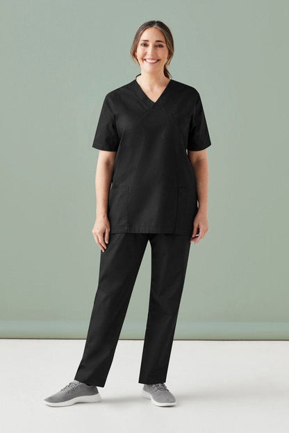 Biz Collection Biz Care Black / 2XL Biz Care Hartwell Unisex Reversible Scrub Top CST150US